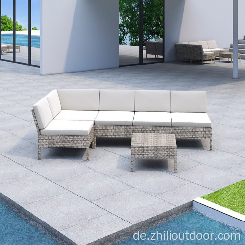 Outdoor-Balkon-Patio-Möbel-Sofa-Set